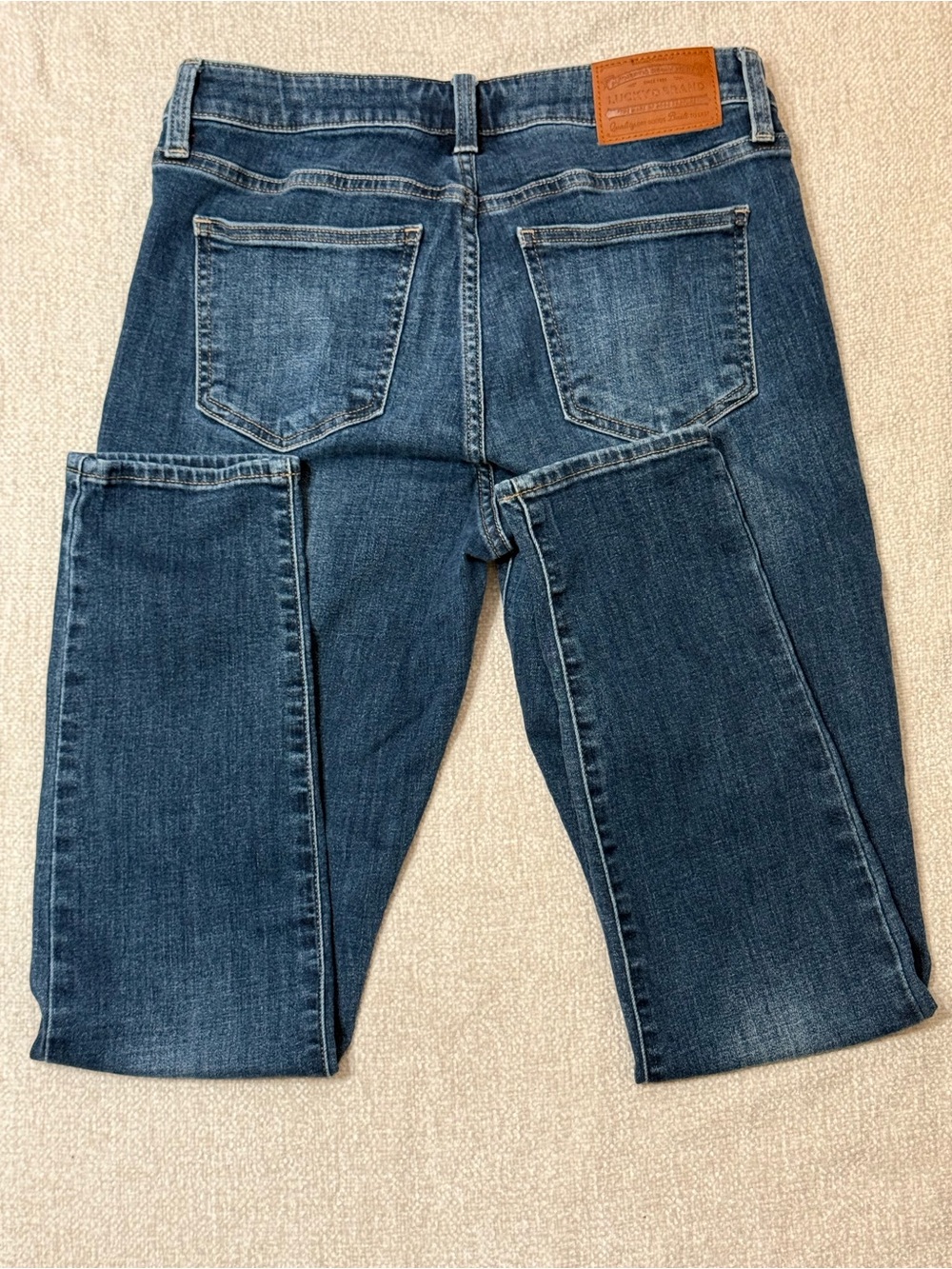 Lucky Brand Women’s 8/29R Blue Straight Leg Jeans Y2K Classic Denim - Picture 6 of 7